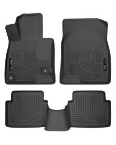 Husky Liners WeatherBeater 14 Mazda 3 Hatch&Sedan Front & Second Row Black Floor Liners buy in USA