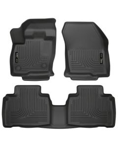 Husky Liners 2015 Ford Edge WeatherBeater Front & 2nd Row Combo Black Floor Liners buy in USA