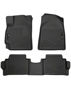 Husky Liners 2017 Hyundai Elantra Weatherbeater Black Front and Second Row Floor Liners buy in USA