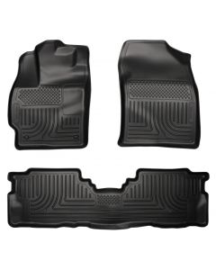 Husky Liners 2012 Toyota Prius v WeatherBeater Combo Black Floor Liners buy in USA