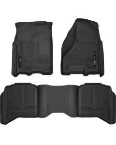 Husky Liners 2012 Dodge Ram 1500/2500 Crew Cab WeatherBeater Combo Black Floor Liners buy in USA