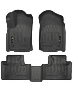 Husky Liners 11-13 Dodge Durango / 11-13 Jeep Grand Cherokee WeatherBeater Combo Black Floor Liners buy in USA