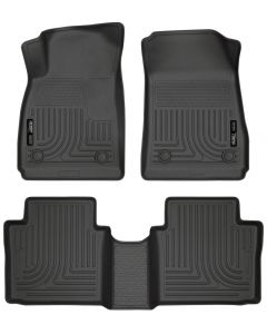 Husky Liners 14 Chevrolet Impala Weatherbeater Black Front & 2nd Seat Floor Liners buy in USA