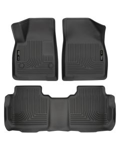 Husky Liners Weatherbeater 17-23 Cadillac XT5 / 17-23 GMC Acadia Front & 2nd Seat Floor Liners - Blk buy in USA