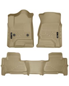 Husky Liners 2015 Chevy/GMC Tahoe/Yukon WeatherBeater Combo Tan Floor Liners buy in USA