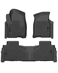 Husky Liners 21-23 Suburban/Tahoe/Yukon/Yukon XL Weatherbeater Front & 2nd Seat Floor Liners - Black buy in USA