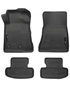 Husky Liners 15-22 Ford Mustang WeatherBeater Black Front & Second Seat Floor Liner buy in USA