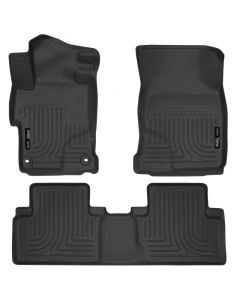 Husky Liners 2014 Honda Civic Sedan WeatherBeater Black Front & 2nd Seat Floor Liners buy in USA