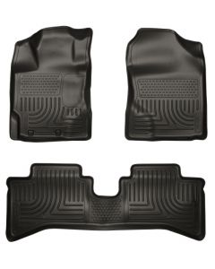 Husky Liners 2012 Toyota Prius c WeatherBeater Combo Black Floor Liners buy in USA