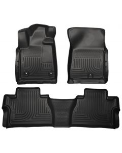 Husky Liners 14 Toyota Tundra Weatherbeater Black Front & 2nd Seat Floor Liners buy in USA