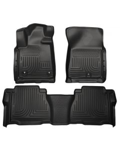 Husky Liners 12-13 Toyota Tundra Weatherbeater Black Front & 2nd Seat Floor Liners buy in USA