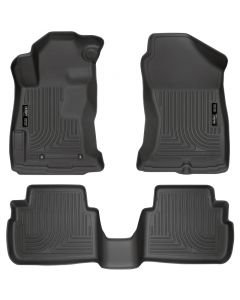 Husky Liners 2017 Subaru Impreza Weatherbeater Black Front & 2nd Seat Floor Liners buy in USA