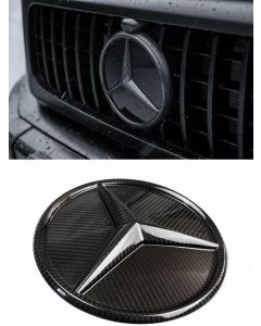 Mercedes G GLE GLC GLK E C class Carbon Front Grille Emblem Mercedes Star buy in USA