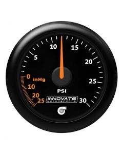 Innovate MTX Analog 30 PSI Vacuum/Boost Gauge Kit - Black Faceplate buy in USA