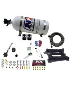 Nitrous Express 4150 4-BBL/Gasoline Nitrous Kit (50-300HP) w/10lb Bottle buy in USA