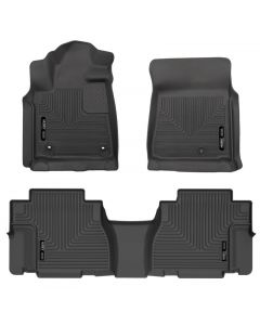 Husky Liners 12-22 Toyota Sequoia Weatherbeater Front & 2nd Seat Floor Liners - Black buy in USA