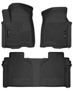 Husky Liners 19-23 Chevrolet Silverado 1500 CC X-Act Contour Front & Second Seat Floor Liners buy in USA