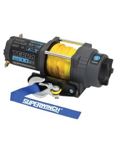 Superwinch 2500 LBS 12V DC 3/16in x 40ft Synthetic Rope Terra 2500SR Winch - Gray Wrinkle buy in USA