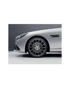 Original Mercedes-Benz AMG Alufelge 8 J x 18 ET 43 schwarz glanzgedreht SLK SLC 172 Vorderachse A17240118007X23 buy in USA