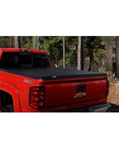 Lund 15-17 Chevy Silverado 3500 Fleetside (6.6ft. Bed) Hard Fold Tonneau Cover - Black buy in USA