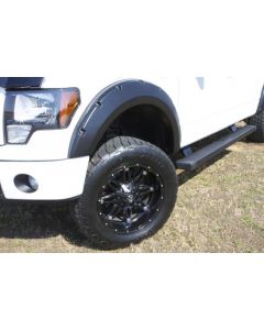 Lund 07-14 GMC Sierra 2500 RX-Rivet Style Textured Elite Series Fender Flares - Black (4 Pc.) buy in USA