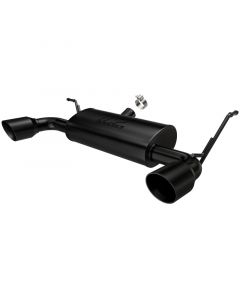 MagnaFlow 07-17 Jeep Wrangler JK 3.8/3.6L Dual Split Rear Exit Black Axle-Back Exhaust buy in USA