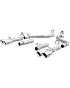 MagnaFlow Axle-Back, SS, 2.5in, Quad Split Rear 3.5in Tip 2015 Dodge Challenger 3.6L V6 buy in USA