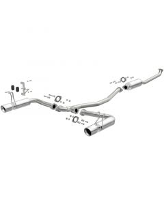 MagnaFlow 16-18 Honda Civic L4 2.0L Street Series Cat-Back Exhaust w/ Polished Tips buy in USA