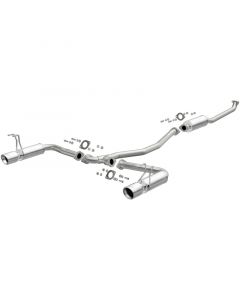 MagnaFlow 2016+ Honda Civic L4 1.5L Street Series Cat-Back Exhaust w/ Polished Tips buy in USA