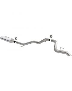 MagnaFlow 2020 Jeep Gladiator 2.5in Rock Crawler Series Single Rear Exit SS Cat-Back Exhaust w/o Tip buy in USA