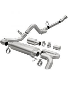 MagnaFlow 2021 Ford Bronco Overland Series Cat-Back Exhaust w/ Single Straight Driver Exit- No Tip buy in USA