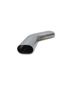 Vibrant 3in Oval (Nominal Size) T304 SS 45 deg Mandrel Bend 6in x 6in leg lengths buy in USA