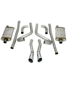 JBA 65-66 Ford Mustang 260-428 409SS Dual Through Rear Valance Header Back Exhaust buy in USA