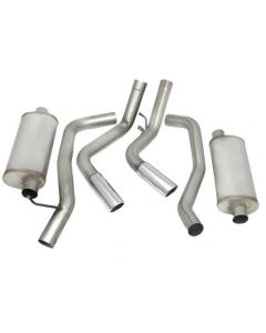 JBA 01-06 Chevrolet Silverado 2500/3500 HD 6.0/8.1L 409SS Pass Side Dual Exit Cat-Back Exhaust buy in USA