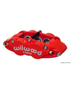 Wilwood Caliper-Narrow Superlite 6R-RH - Red 1.62/1.12/1.12in Pistons 1.25in Disc buy in USA