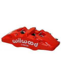 Wilwood Caliper-Forged Dynapro 6 5.25in Mount-Red-R/H 1.62/1.12/1.12in Pistons 0.81in Disc buy in USA