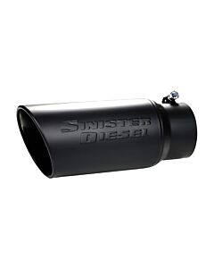 Sinister Diesel Universal Black Ceramic Coated Stainless Steel Exhaust Tip (4in to 5in) buy in USA