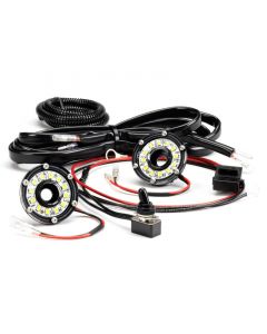 KC HiLiTES Cyclone 2in. LED Universal Under Hood Lighting Kit (Incl. 2 Cyclone Lights/Switch/Wiring) buy in USA