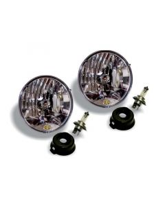 KC HiLiTES Universal/97-06 Jeep TJ 7in. Halogen H4 DOT Headlight 55/60w Lexan (Pair Pack System) buy in USA