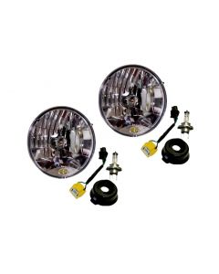 KC HiLiTES 07-18 Jeep JK H4 Headlight Conversion Kit - DOT Apprv./Incl. H13 to H4 Connectors (Pair) buy in USA