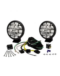 KC HiLiTES Apollo Pro 5in. Halogen Light 55w Spot Beam (Pair Pack System) - Black buy in USA