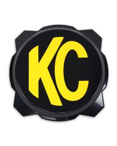 KC HiLiTES 6in. Hard Cover for Gravity Pro6 LED Lights (Single) - Black w/Yellow KC Logo buy in USA