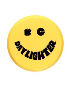 KC HiLiTES 6in. Round Hard Cover for Daylighter/SlimLite/Pro-Sport (Single) - Yellow w/Black Smile buy in USA