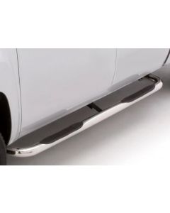 Lund 99-17 Chevy Silverado 1500 Std. Cab (Body Mount) 3in. Round Bent SS Nerf Bars - Polished buy in USA