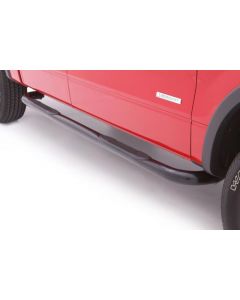 Lund 99-17 Chevy Silverado 1500 Std. Cab (Body Mount) 3in. Round Bent Steel Nerf Bars - Black buy in USA