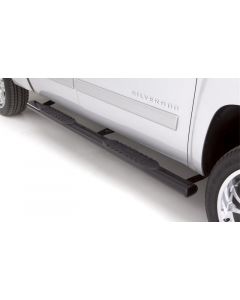 Lund 2019 Chevrolet Silverado 1500 Crew Cab 5in Oval Straight Steel Nerf Bars - Black buy in USA