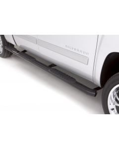 Lund 99-13 Chevy Silverado 1500 Ext. Cab (6.5ft. Bed) 5in. Oval WTW Steel Nerf Bars - Black buy in USA