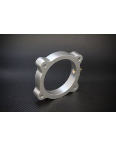 Torque Solution Throttle Body Spacer (Silver): Hyundai Genesis V6 3.8L 2013+ buy in USA