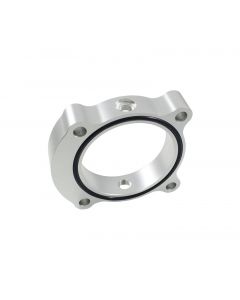 Torque Solution Throttle Body Spacer (Silver): 2013+ Hyundai Genesis Coupe 2.0T buy in USA