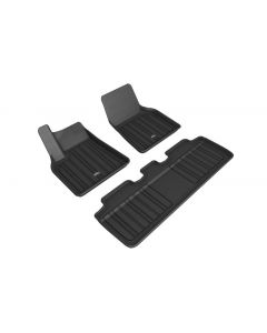 3D MAXpider 2020-2021 Tesla Model Y Elitect 1st & 2nd Row Floormats - Black buy in USA